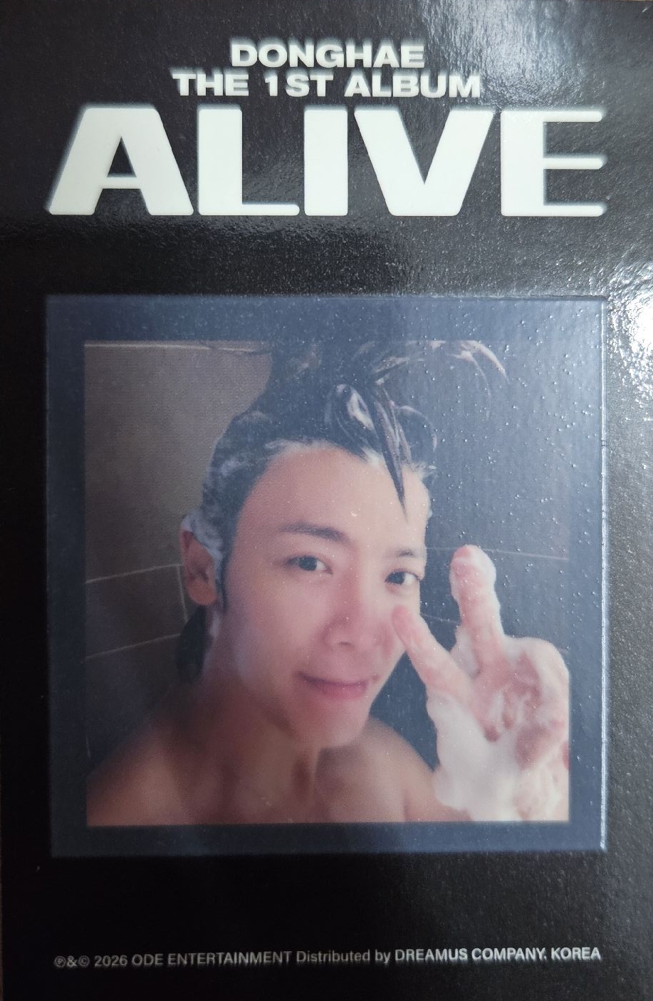 東海專輯 ALIVE 隨機熱感應卡 泡泡浴卡