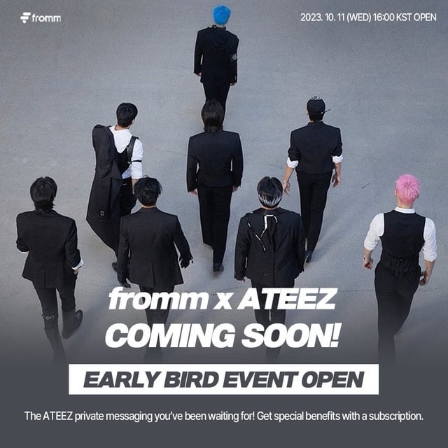 fromm x ATEEZ EARLY BIRD EVENT