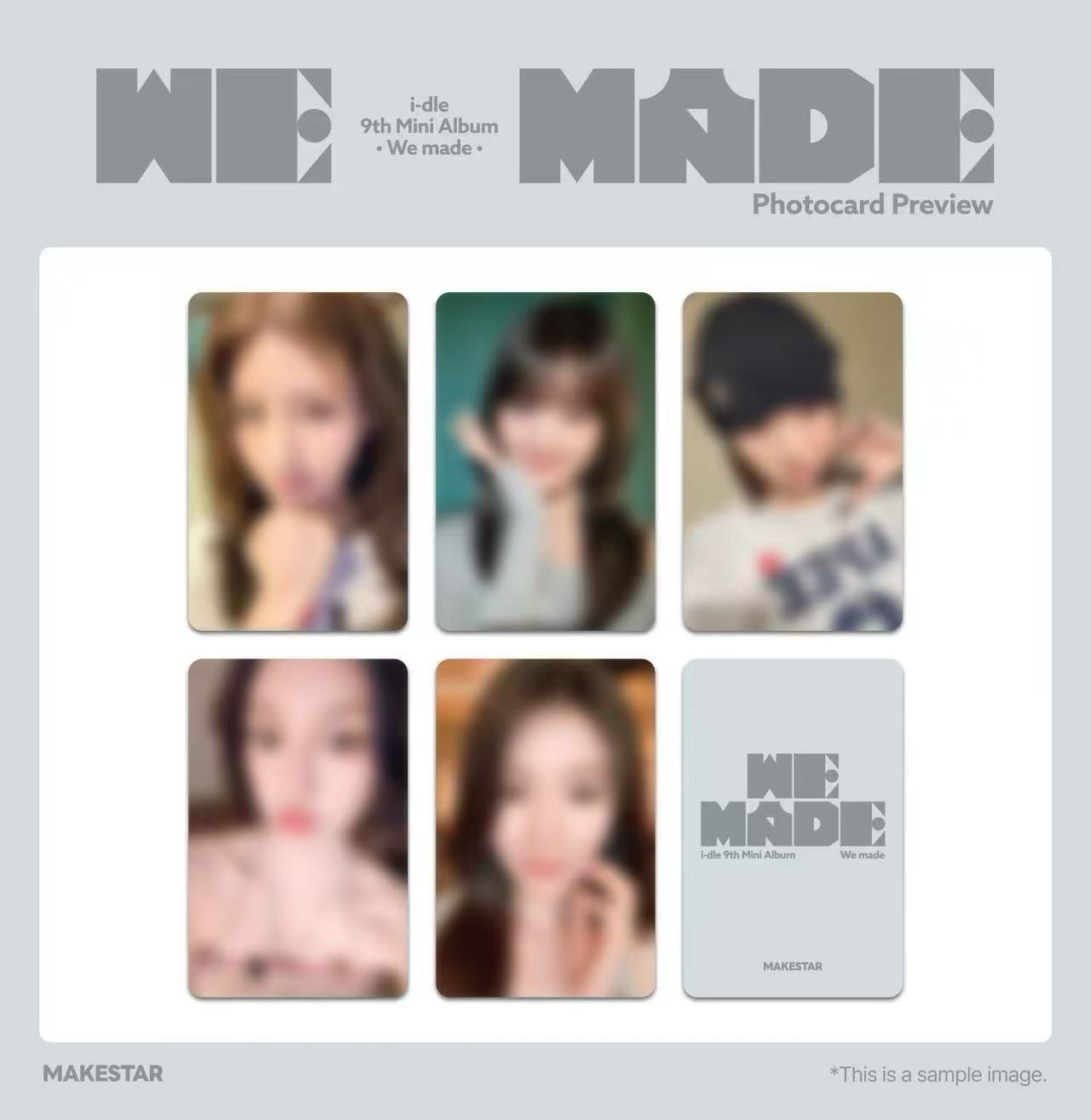 We made ms 5.0 簽售卡 一套卡