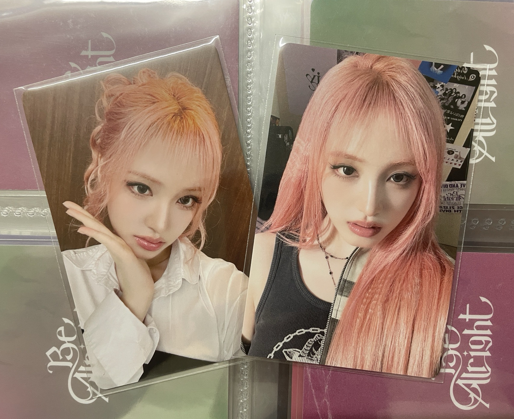 Be Alright 粉髮栗 hmv 幸運卡 共通特典