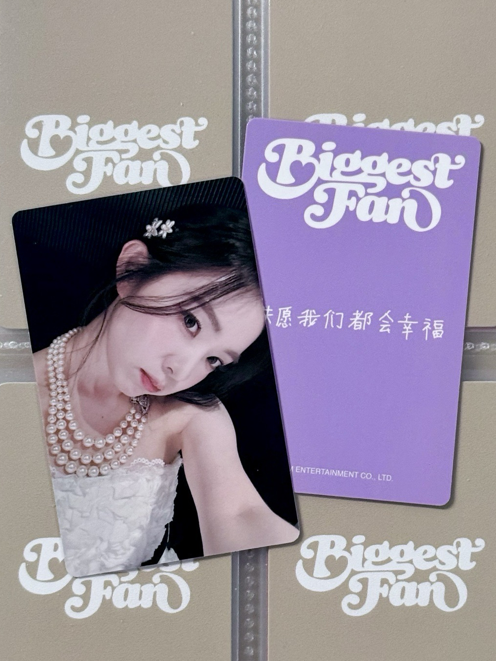IRENE 深圳上台小芒簽售卡 珠願我們都會幸福