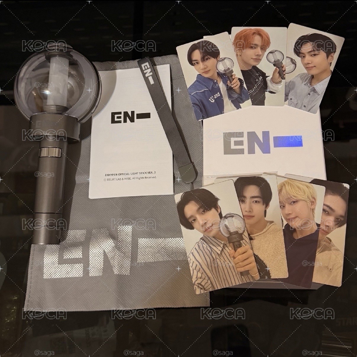 現貨 99新 二手 官方 enhypen 手燈 二代手燈 應援棒 應援手燈 恩靜棒