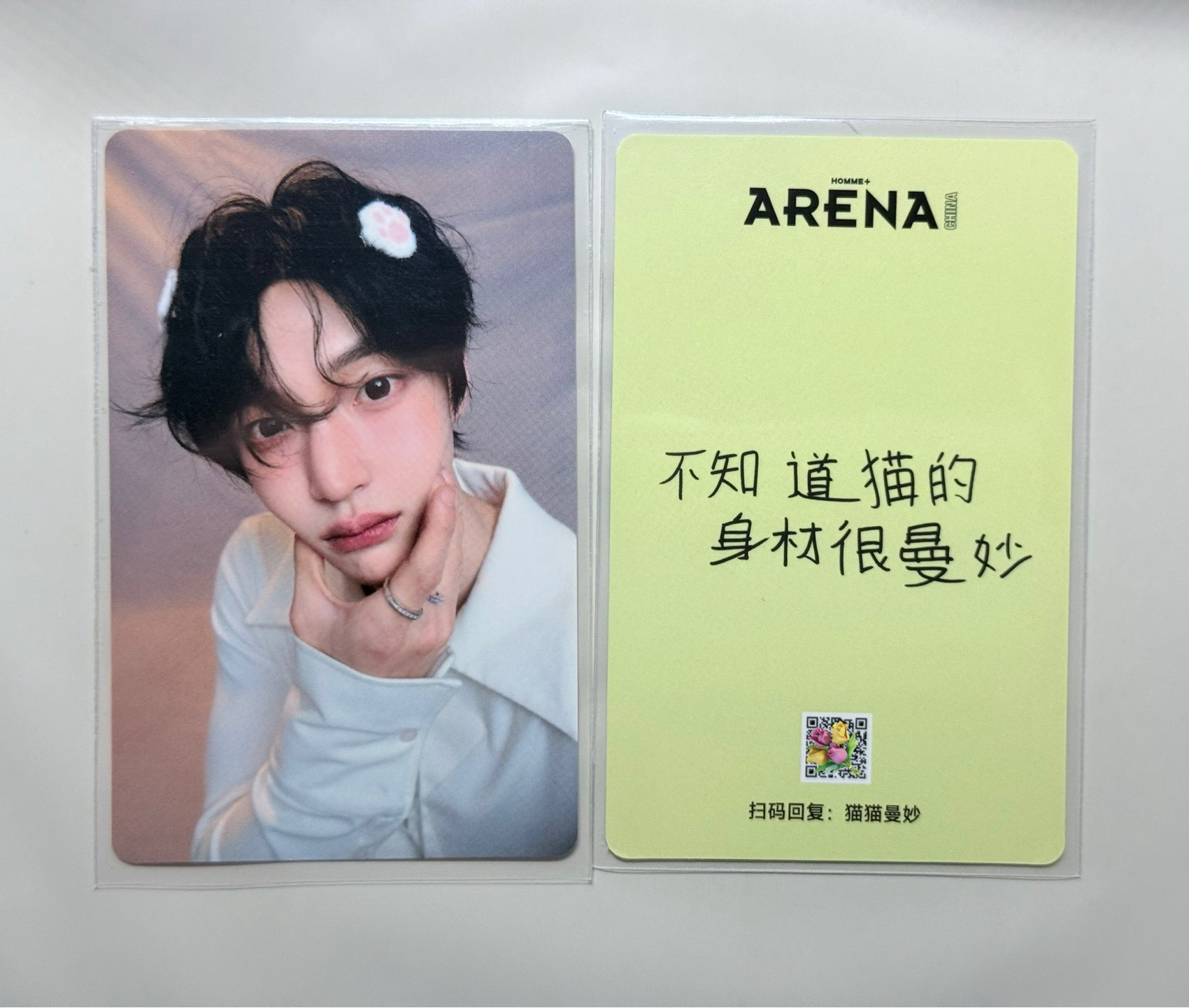 朴元彬 arena捏臉 中文卡背