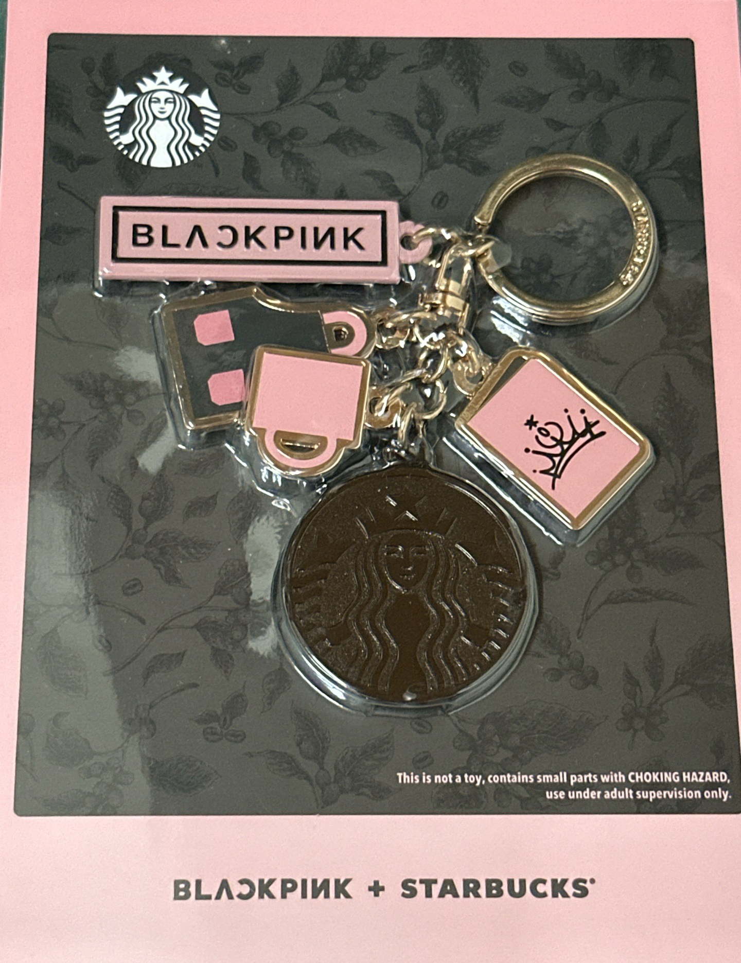 星巴克 BLACKPINK聯名鑰匙圈