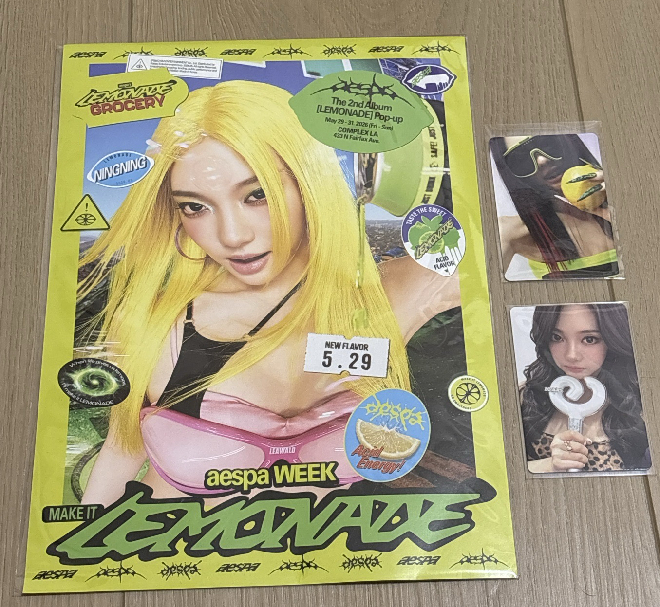 lemonade寧入場海報+滿額+手燈2.0卡