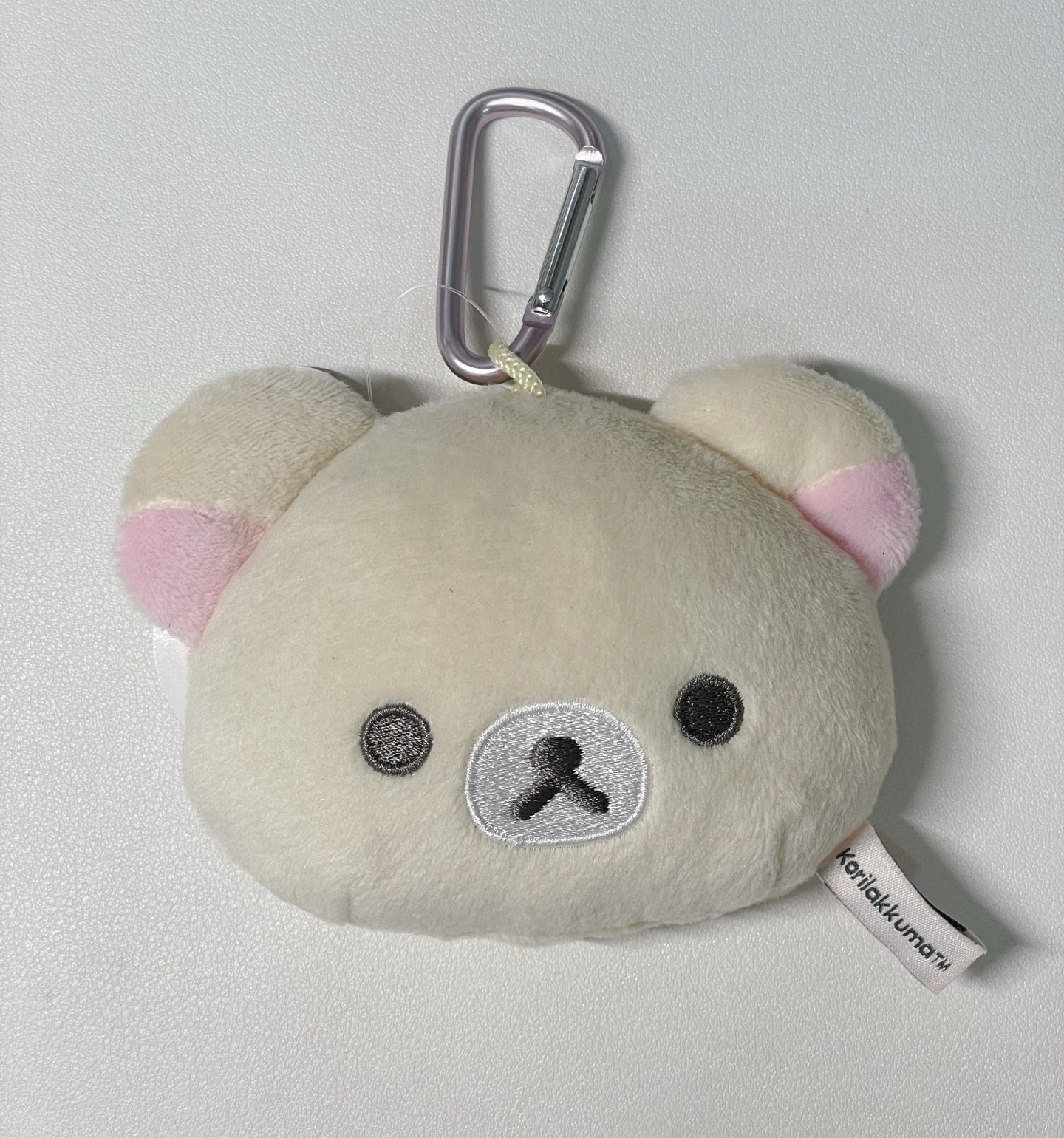 小白熊毛絨鏡子