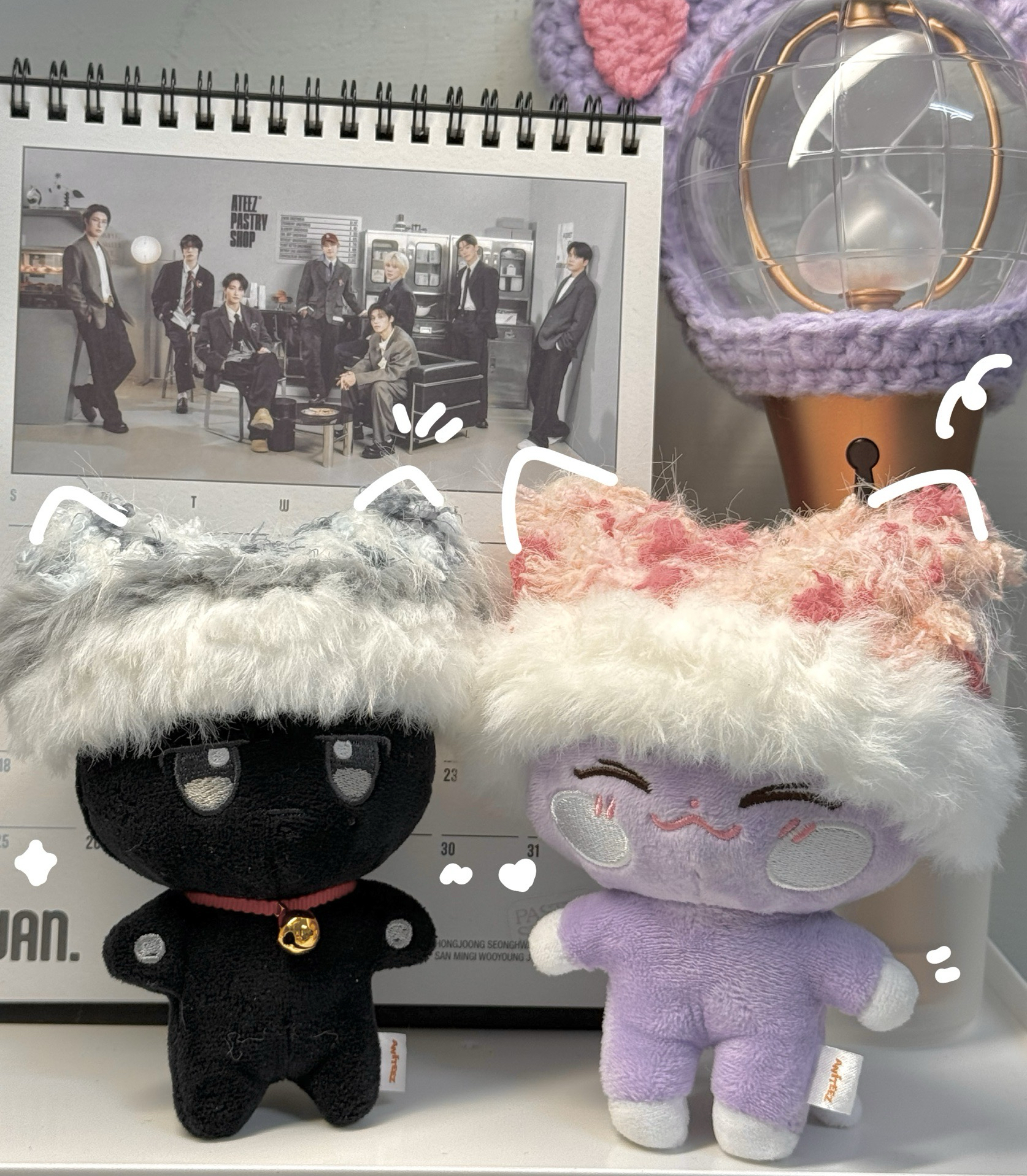 毛茸茸貓耳帽🐱