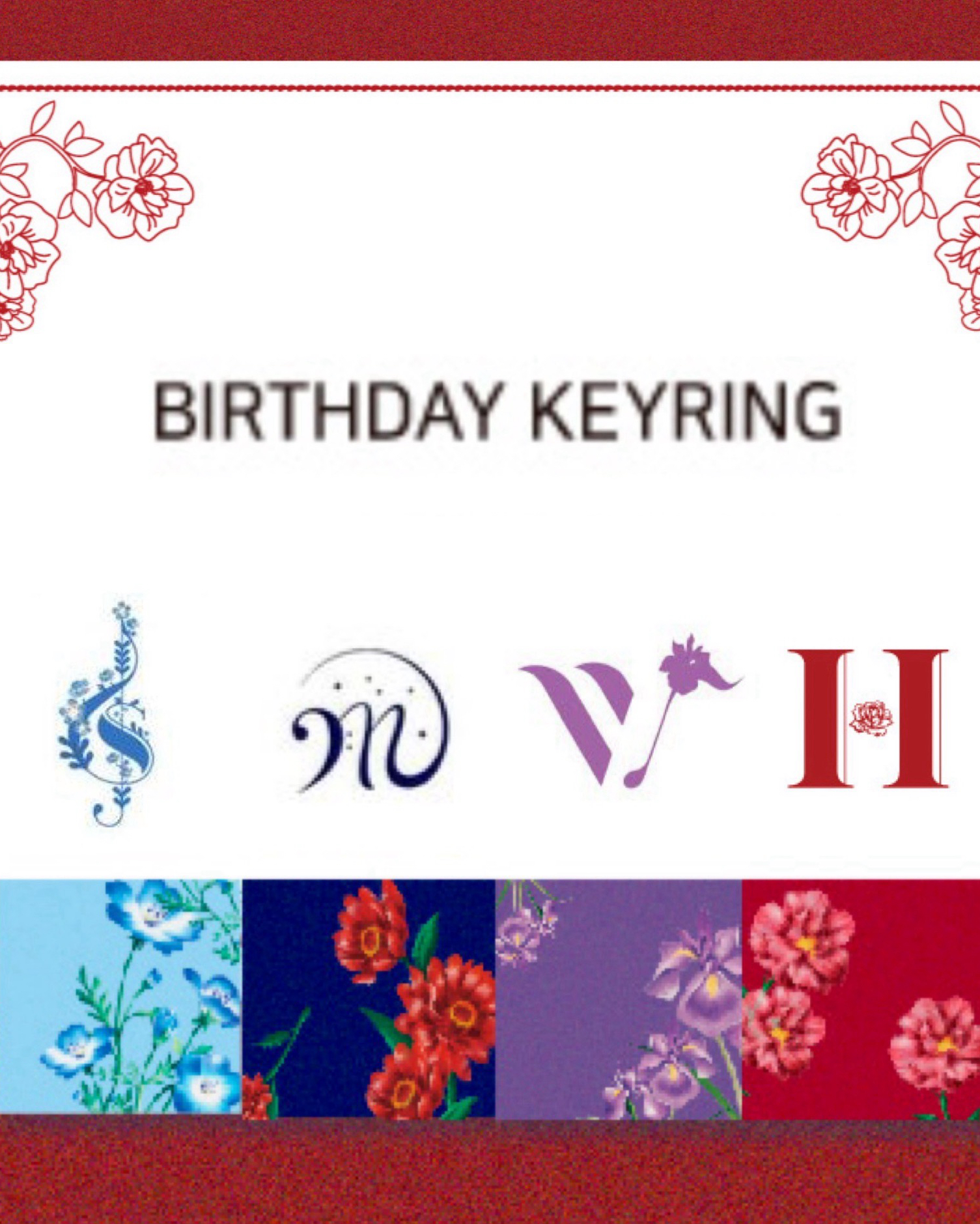 2019 MAMAMOO BIRTHDAY KEYRING