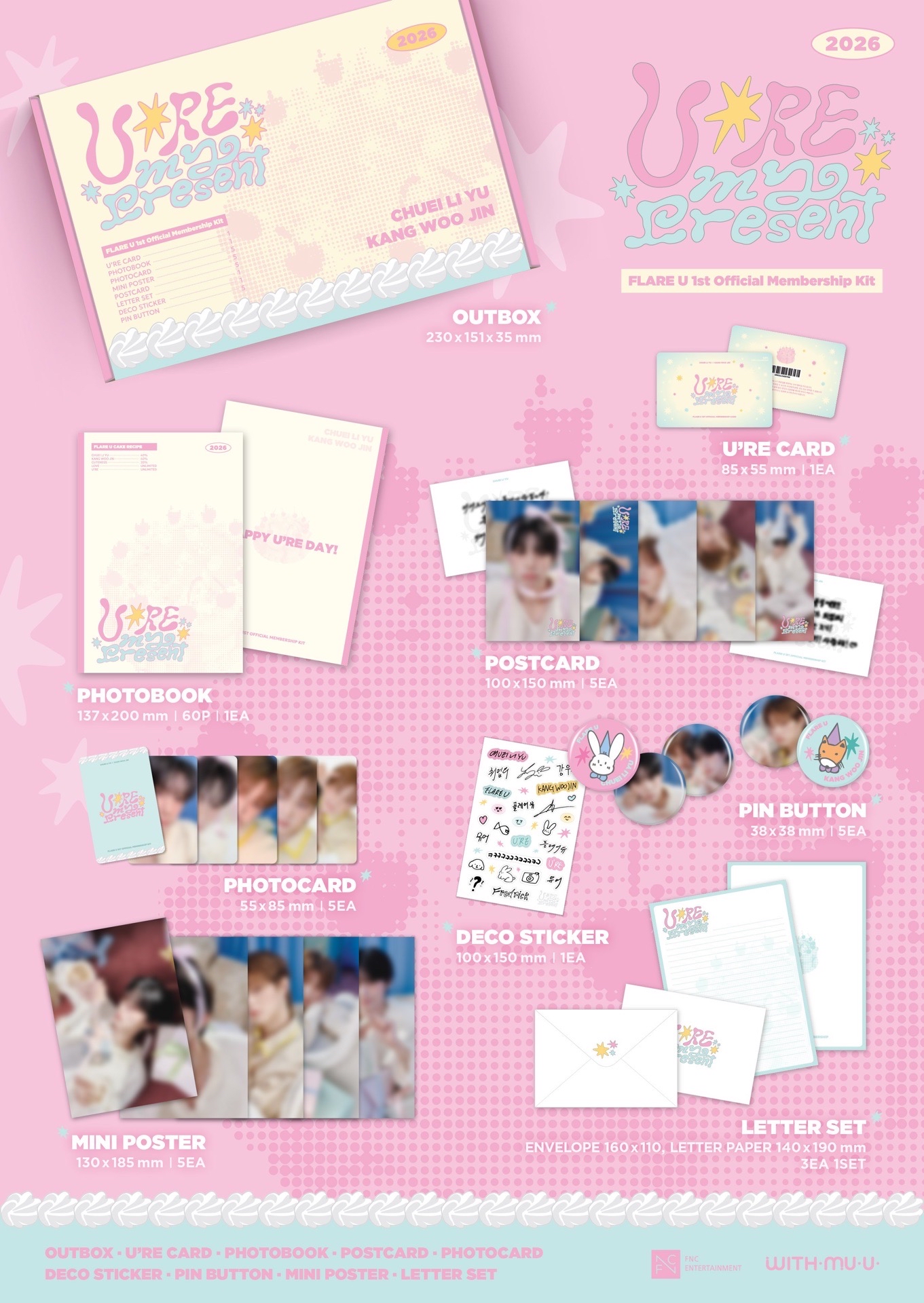FLARE U 1st Official Membership Kit
