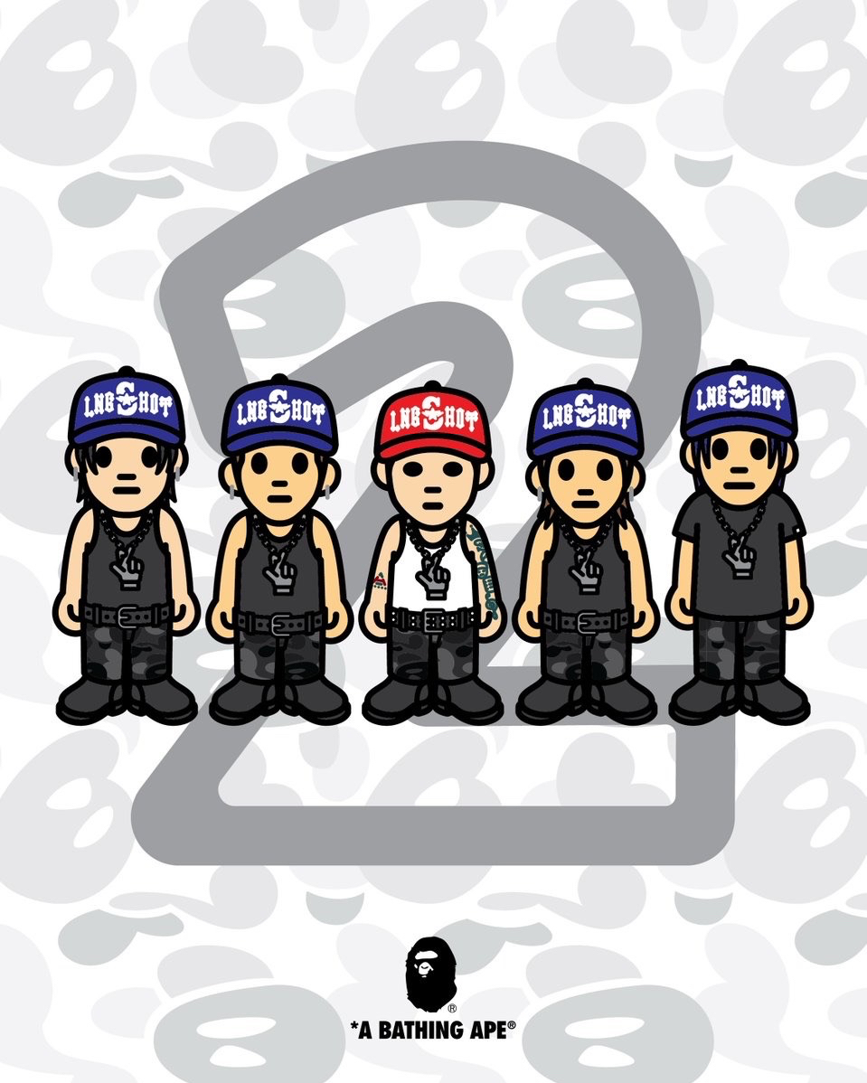 BAPE® × JAY PARK & LNGSHOT