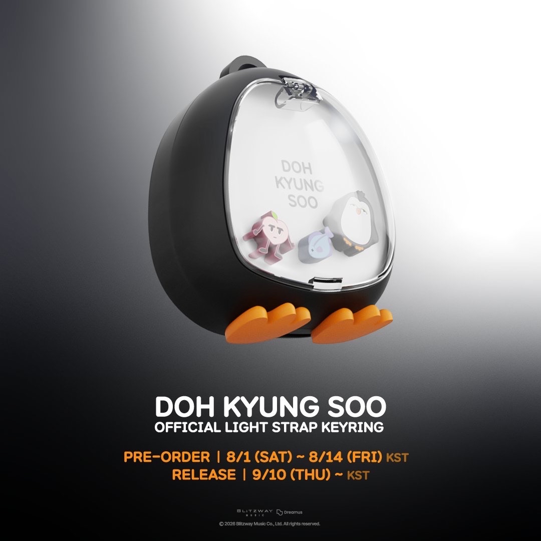 DOH KYUNG SOO OFFICIAL LIGHT STRAP KEYRING