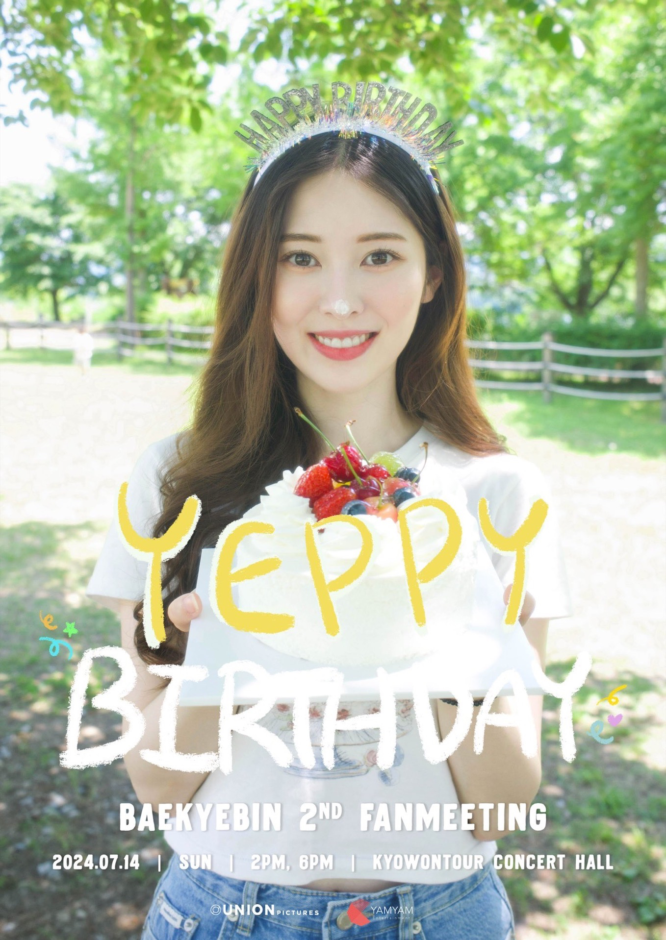 BAEKYEBIN 2ND FANMEETING : YEPPY BIRTHDAY