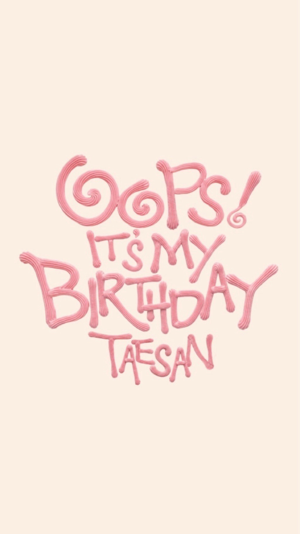 2026生日 Oops! It's TAESAN's Birthday
