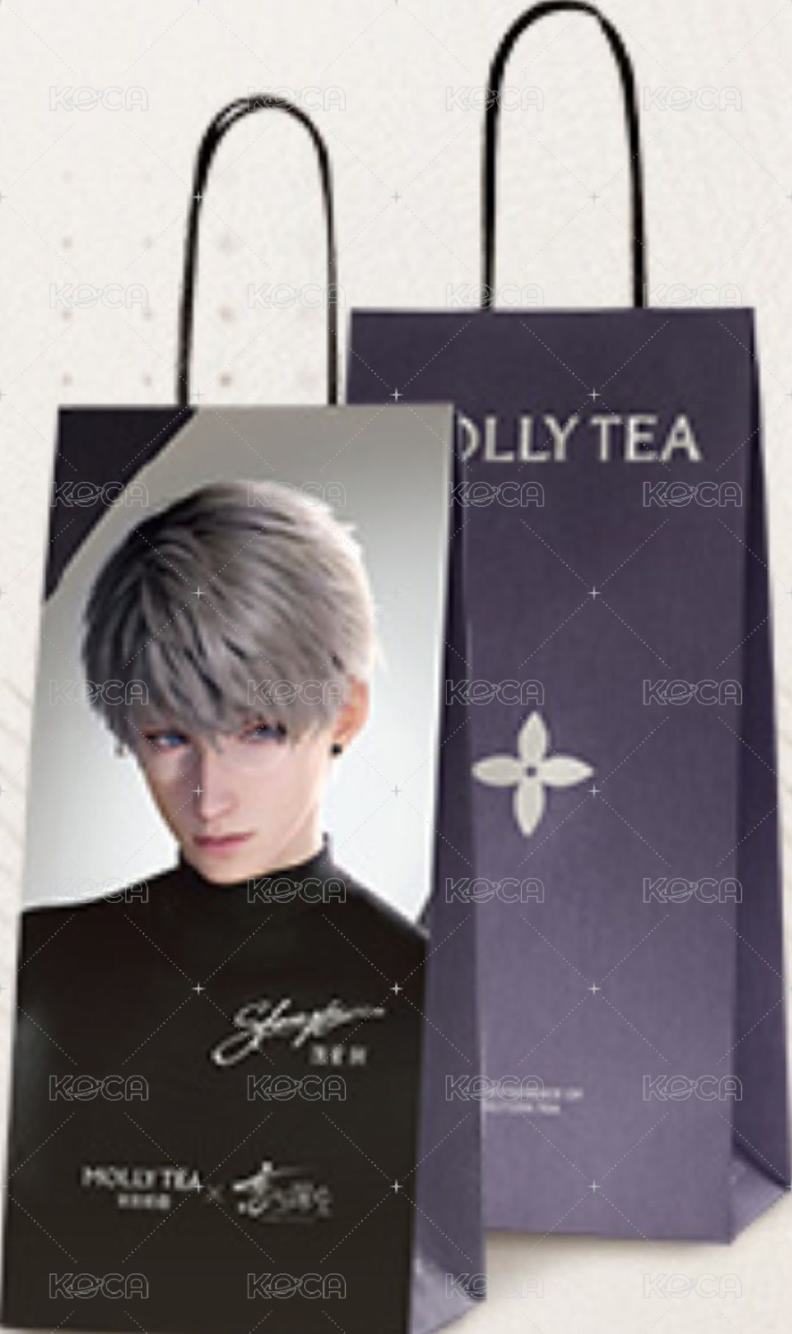 茉莉奶白聯名 單杯 紙袋 