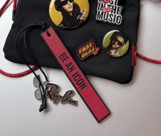 雷朋 Ray Ban 台北快閃店 預約禮 jennie串珠版皮革吊飾