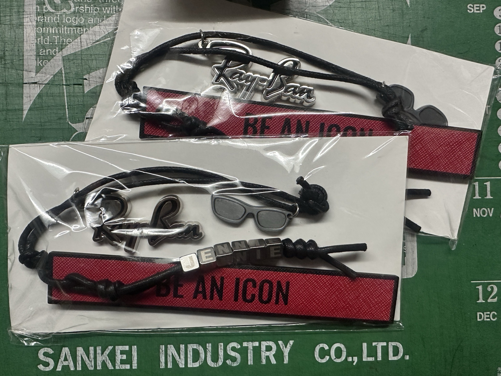 雷朋 Ray Ban 台北快閃店 預約禮 jennie串珠版皮革吊飾