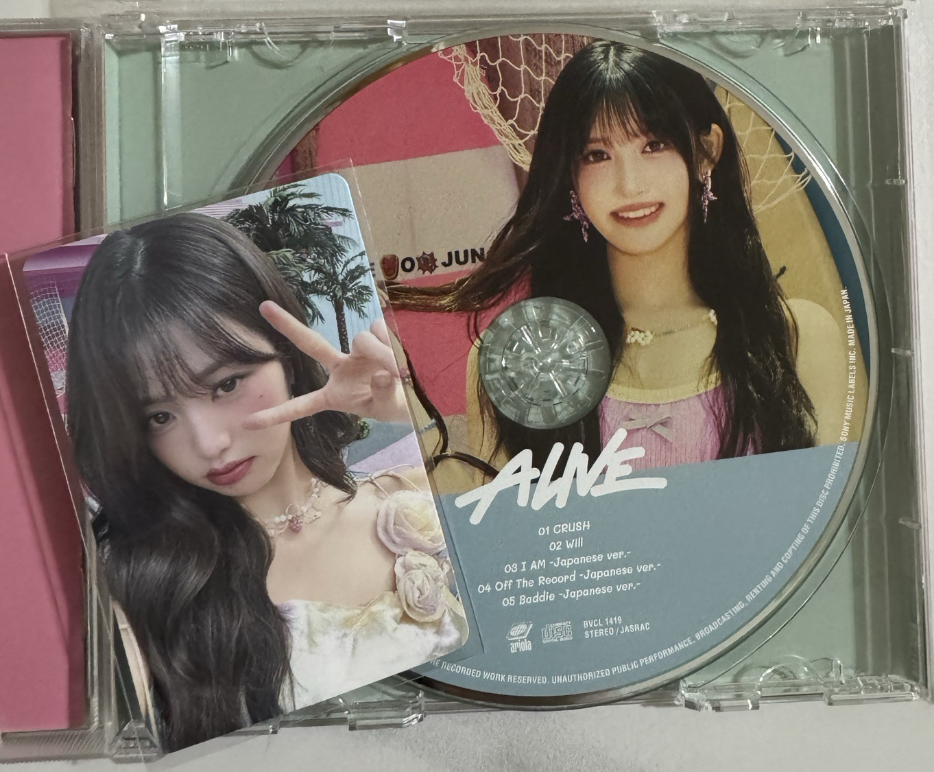 ALIVE通常盤 瑞CD➕員專卡