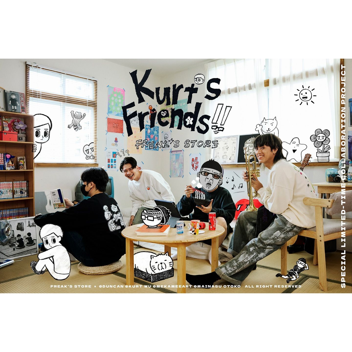 《Kurt's Friends!》FREAK'S STORE 聯名