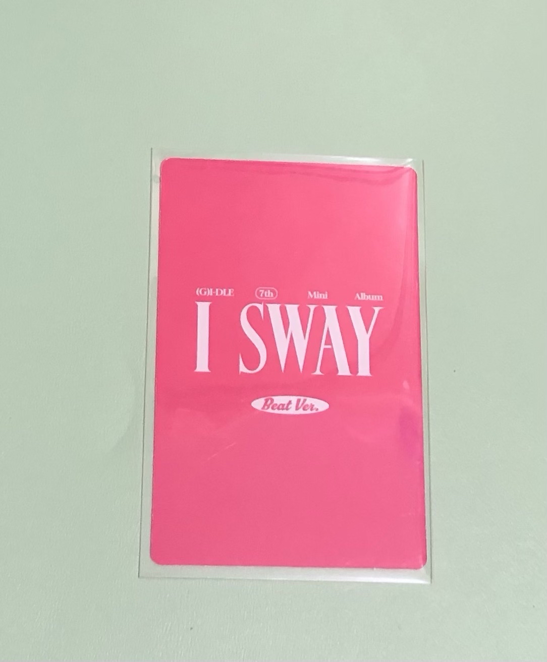 米妮 I SWAY beat 專輯卡