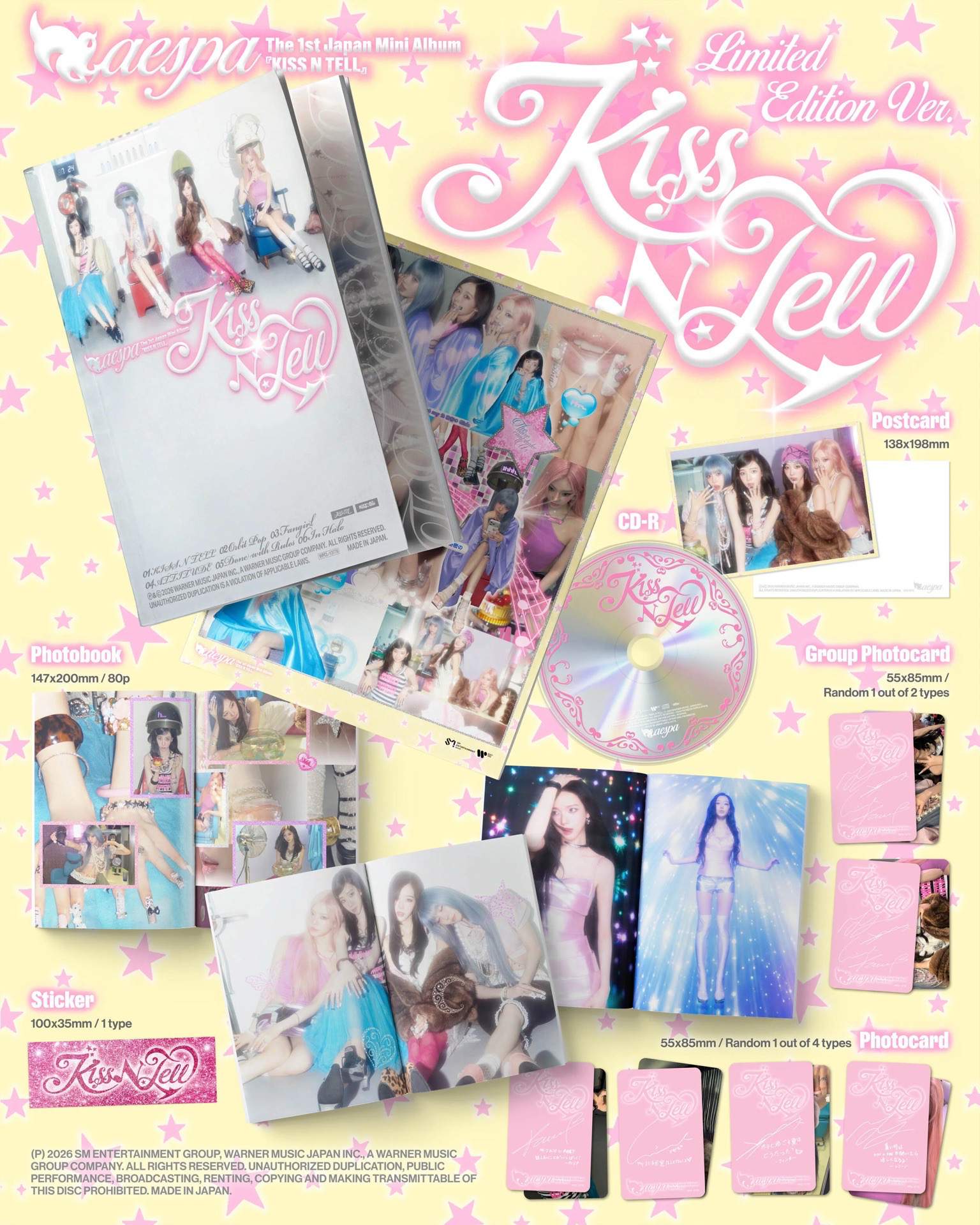 aespa KISS N TELL +華納預購特典