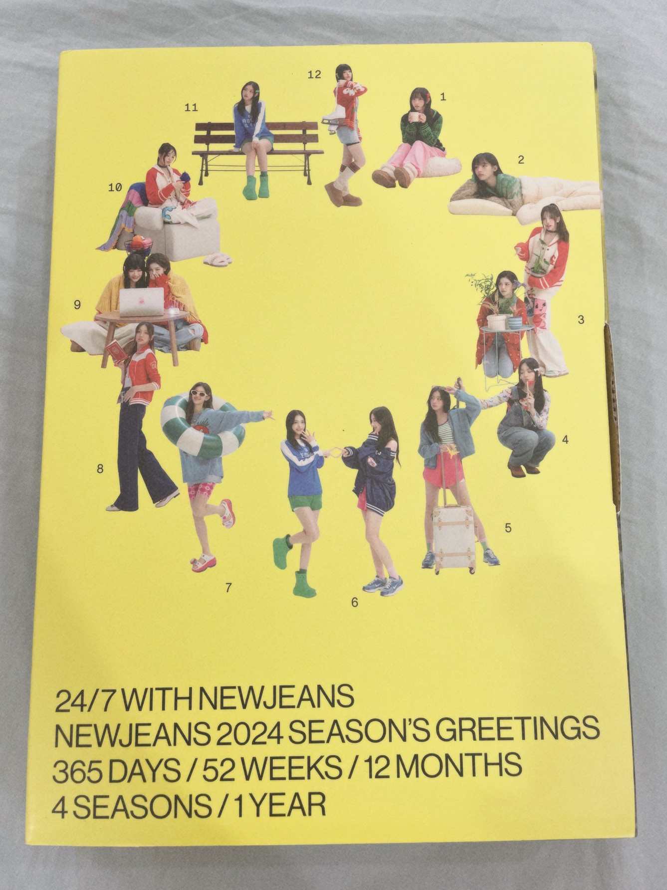 NewJeans24年曆(內容物完整）