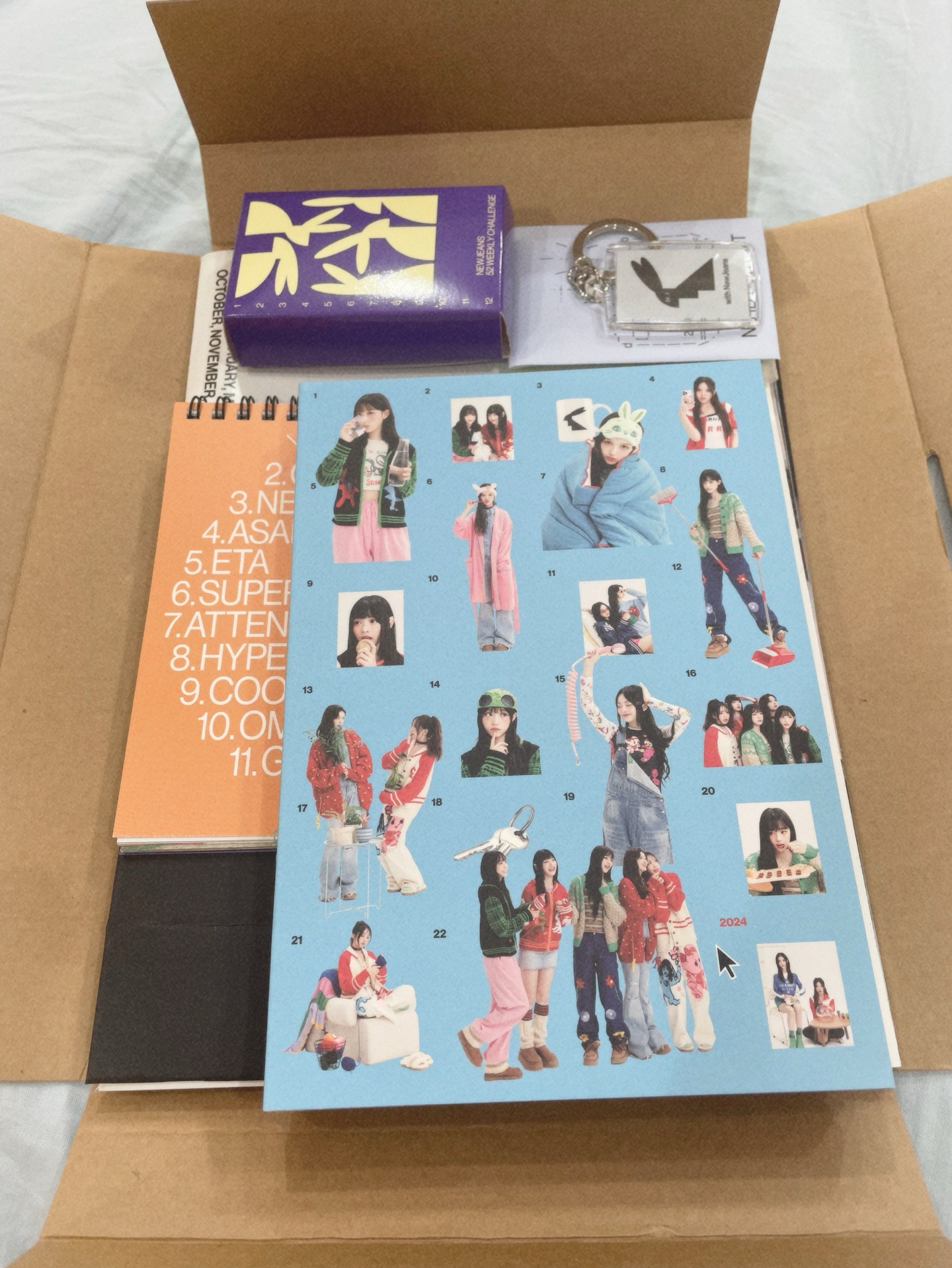 NewJeans24年曆(內容物完整）
