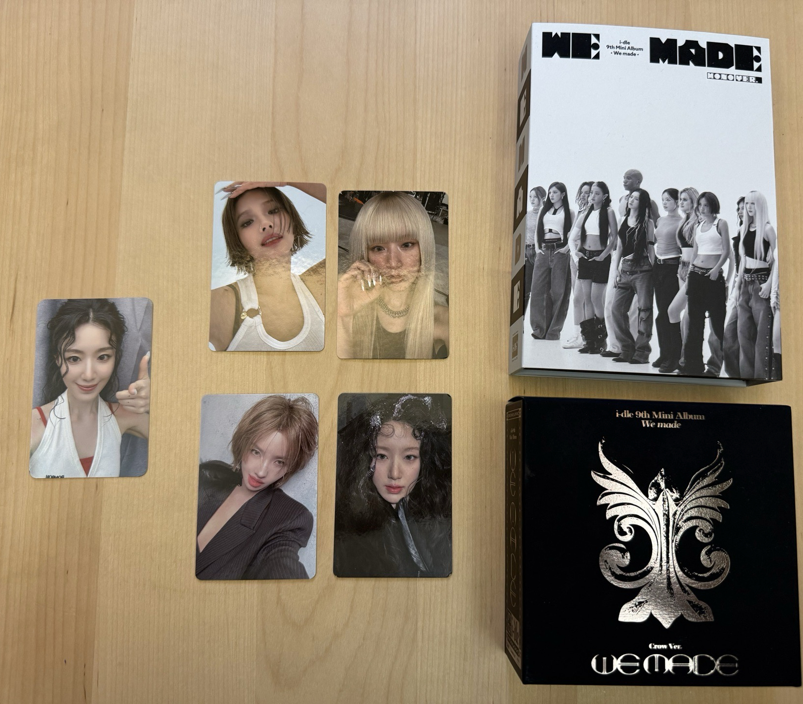 I-dle 迷9 A+B版已拆 娟刷組合 含刷特典