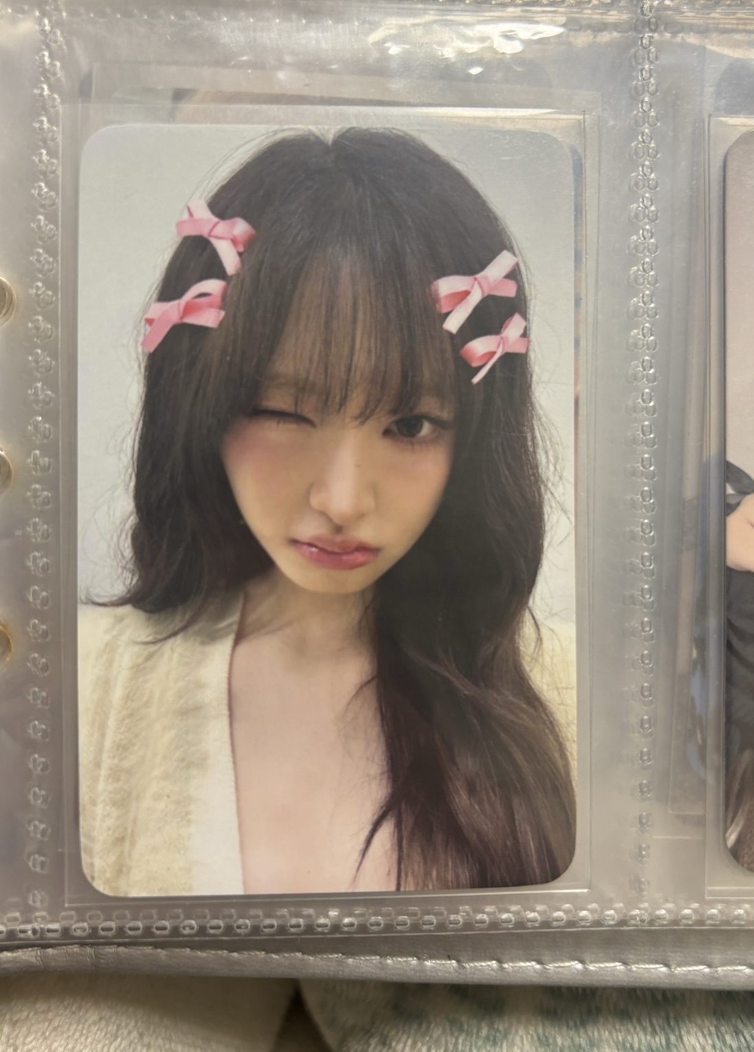 IVE SECRET wm 6.0 幸運卡 蝴蝶結栗