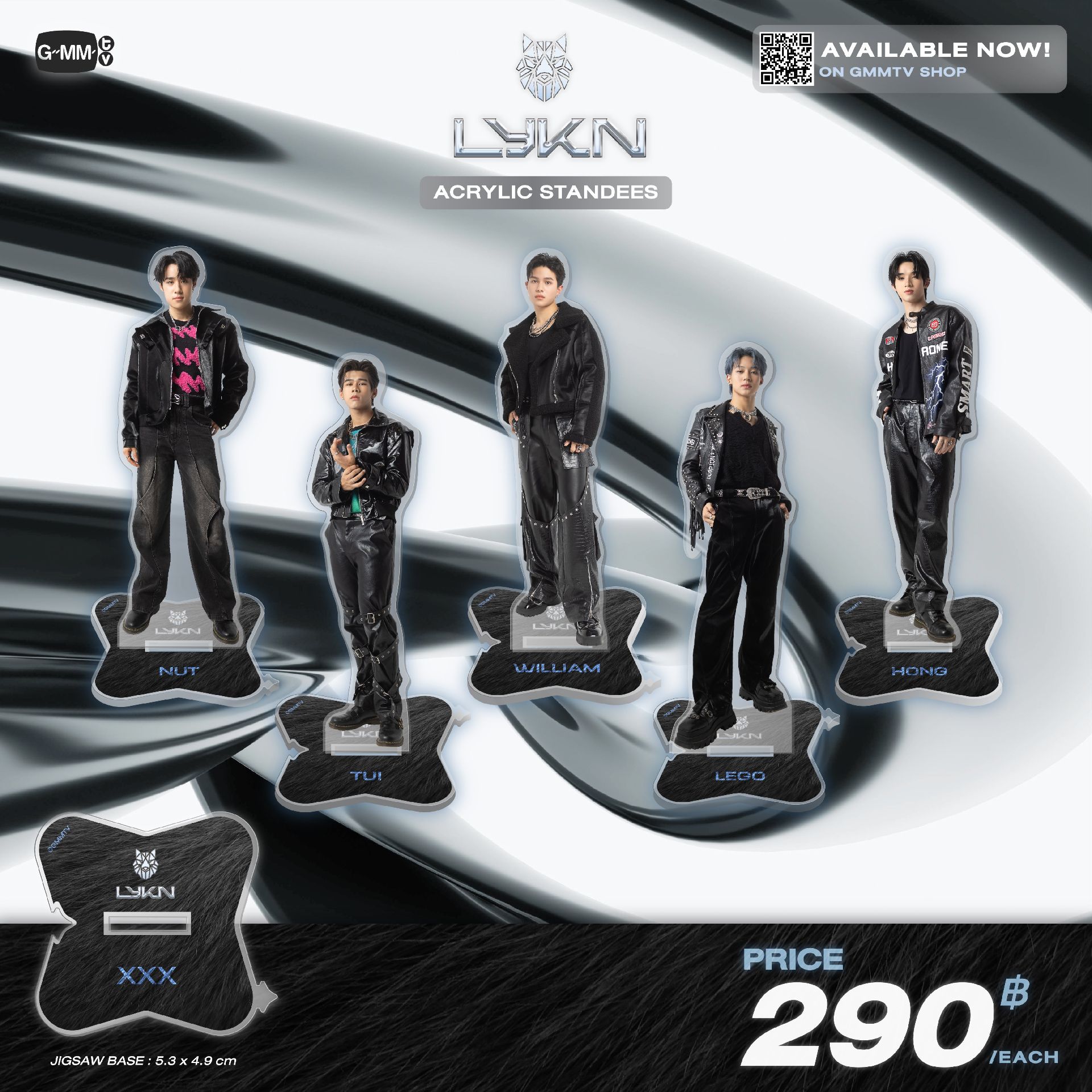 LYKN ACRYLIC STANDEE