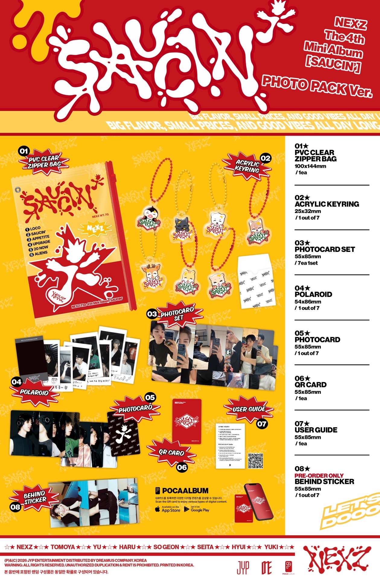 PHOTO PACK ver. 專輯配置