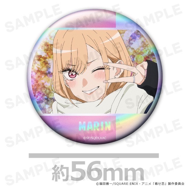 TVアニメ「その着せ替え人形は恋をする」Season 2 ホログラム缶バッジ2個セット 喜多川海夢 vol.2