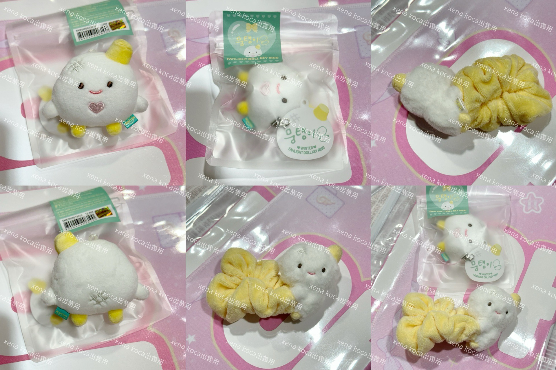 winter小雪球手燈娃+髮圈