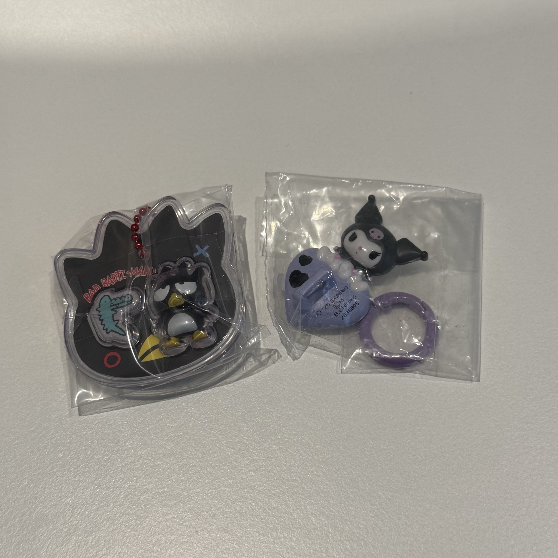 庫洛米扣環+酷企鵝微型吊飾