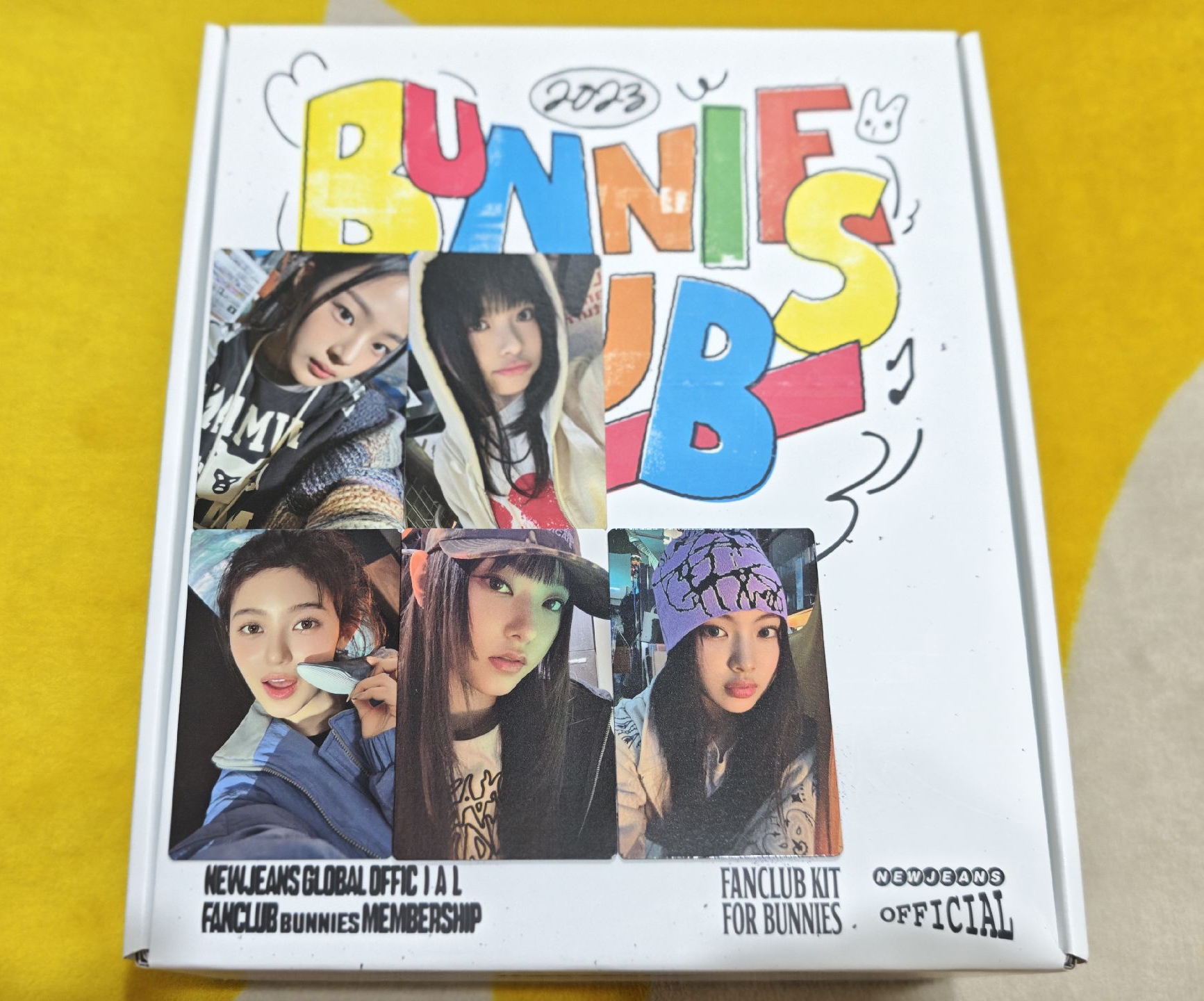 【有含小卡】NewJeans 會員禮 一期 兔頭豪華版 BUNNIES CLUB 2023 (內容物完整無缺件)