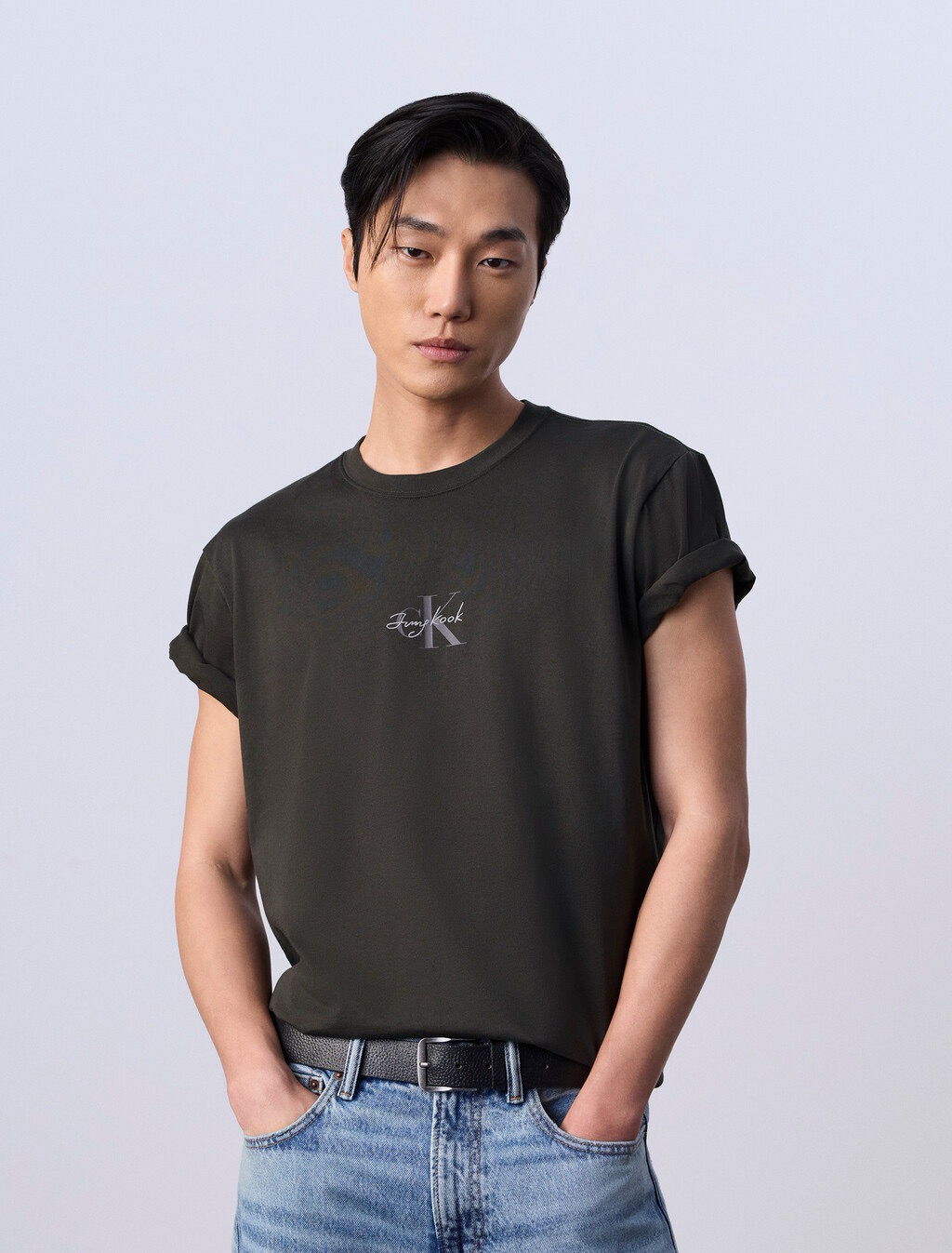 CKJK Jung Kook for Calvin Klein Monologo T恤