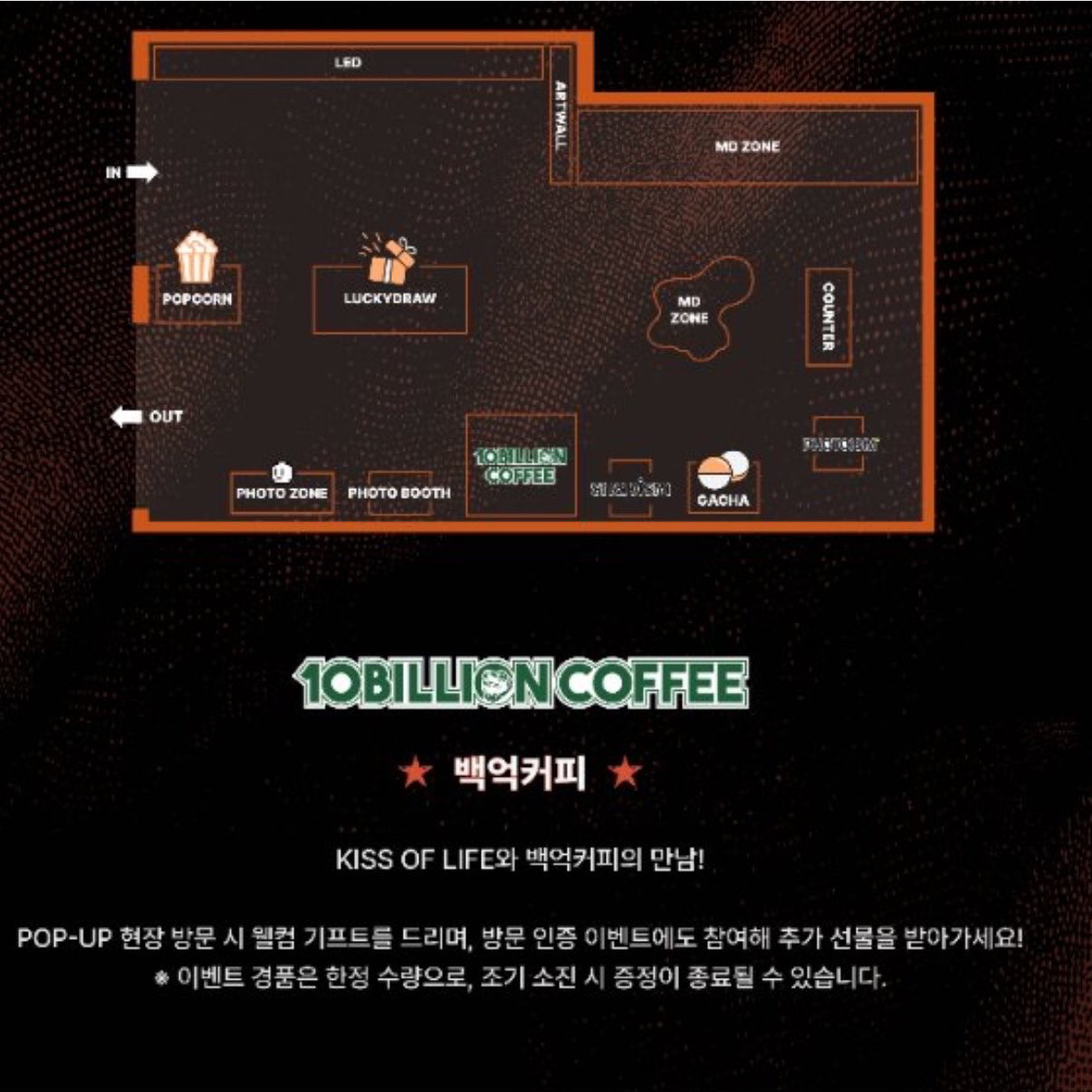 KIOF X 10 billion coffee