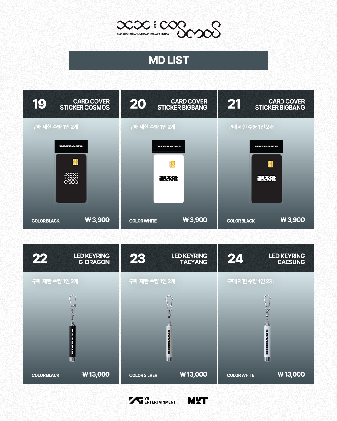 BIGBANG 20週年主展覽 周邊代購