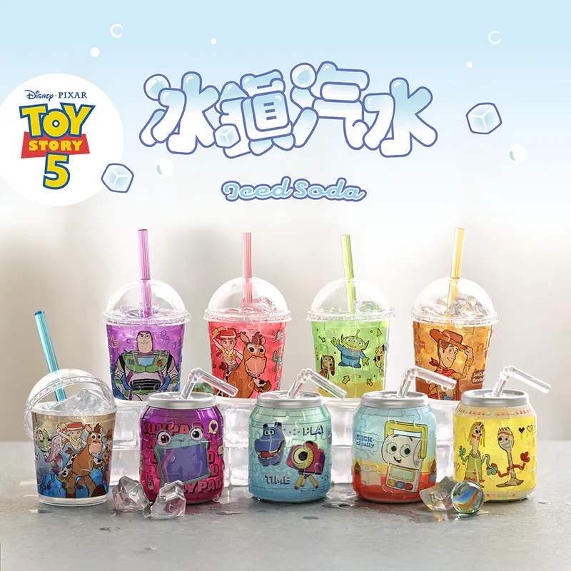 Pintoo 盲盒迷你杯24片 - 玩具總動員5系列 - 冰鎮汽水