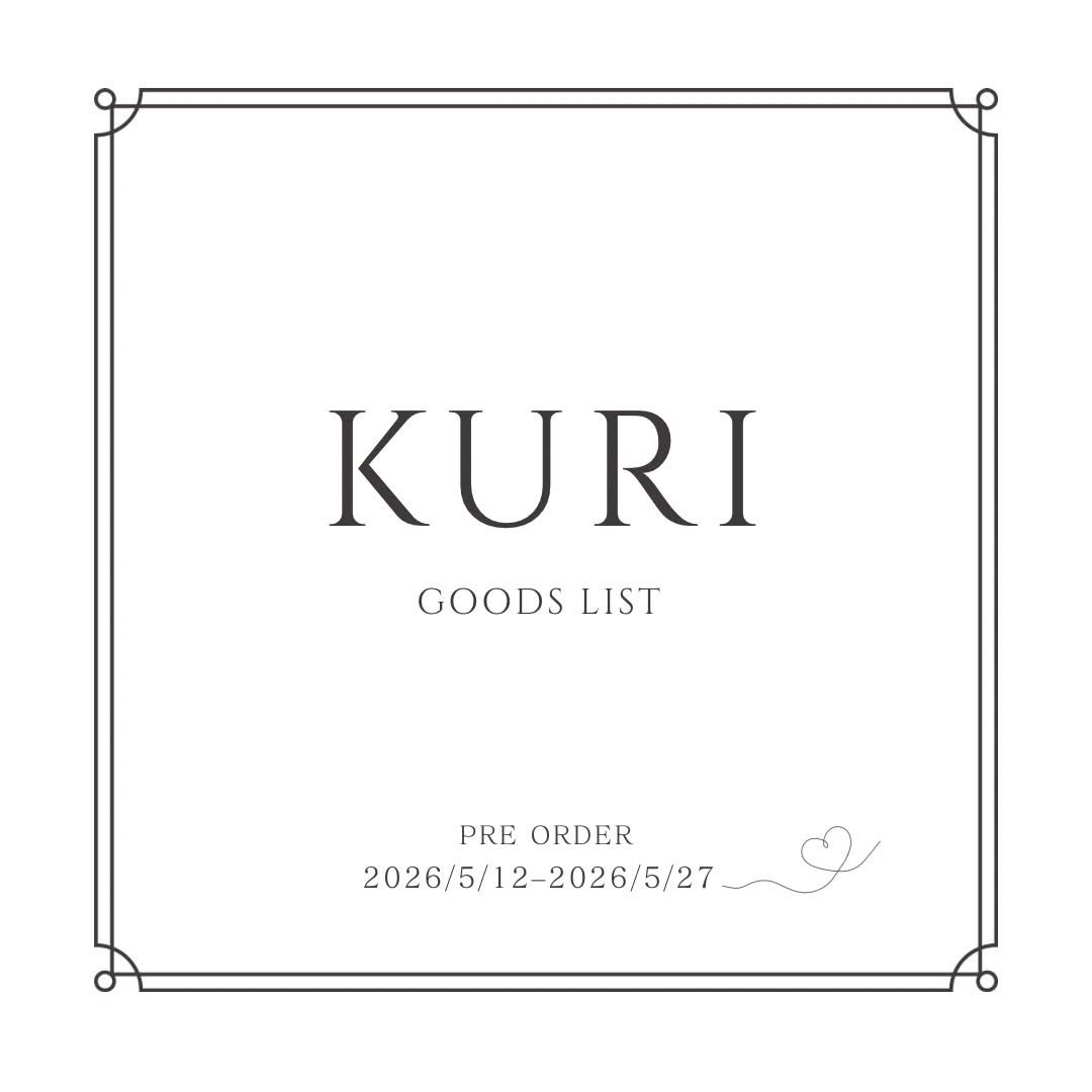 2026 Kuri GOODS LIST