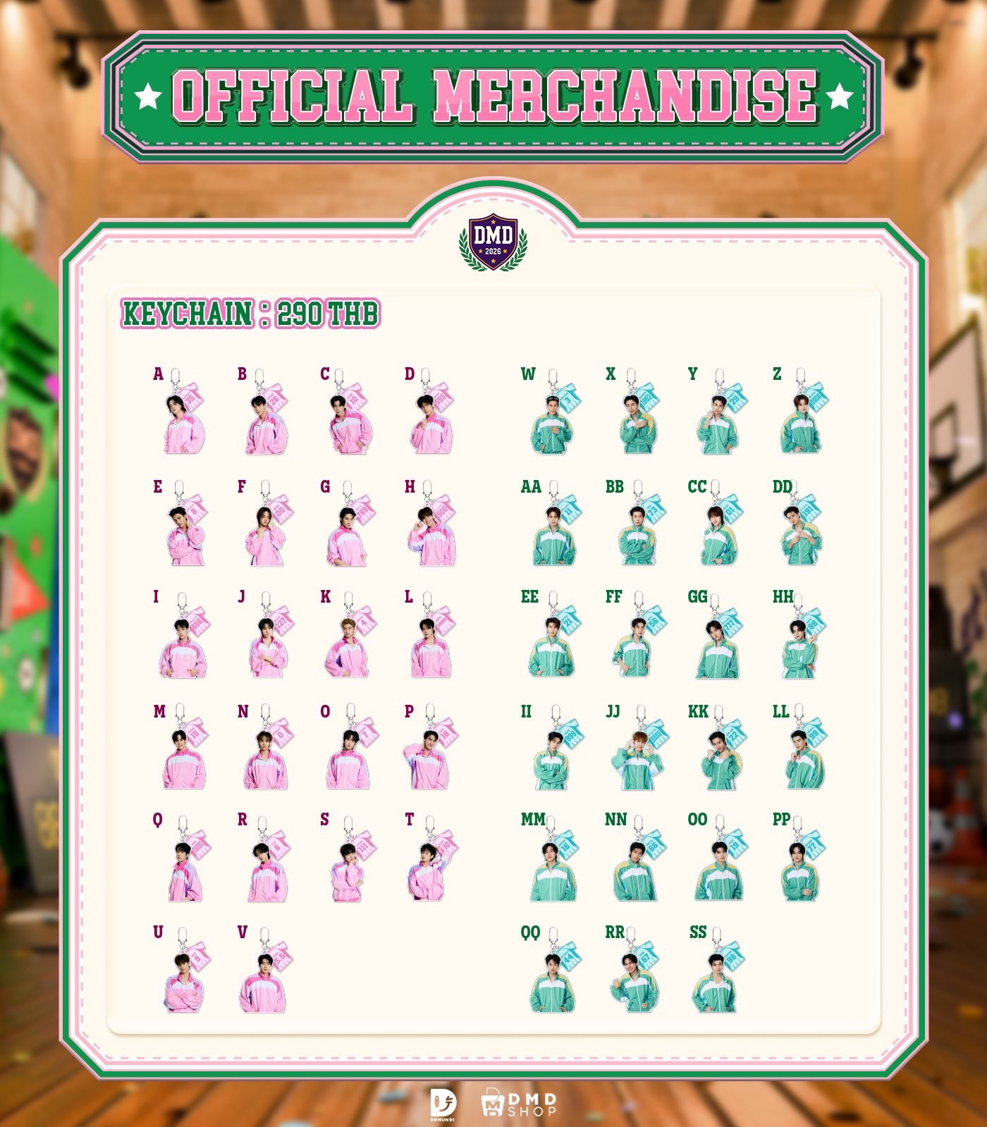 🐶代購🐻‍❄️ DMD2026運動會 壓克力鑰匙圈 徽章