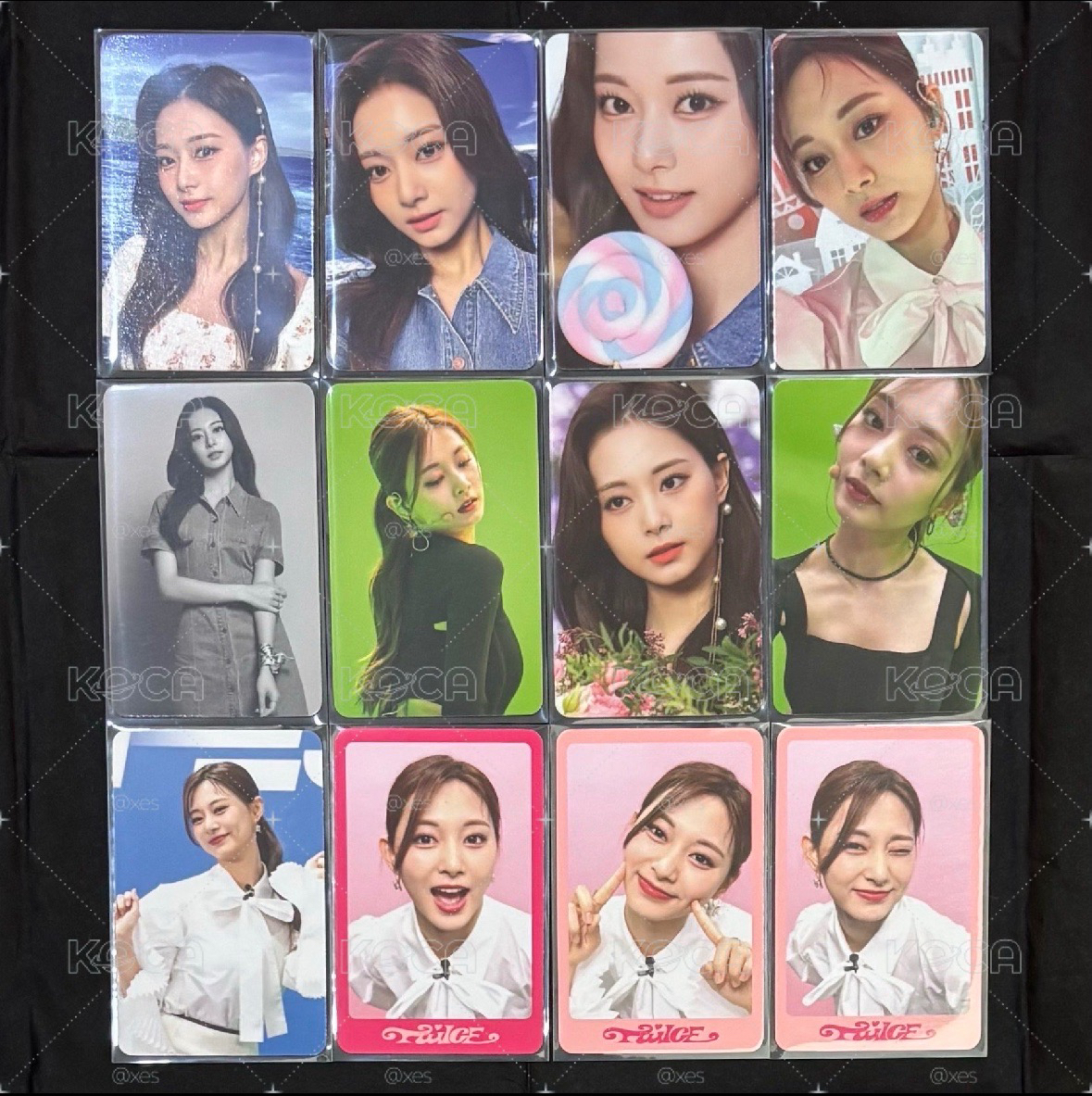 TWICE D社小卡 子瑜一套