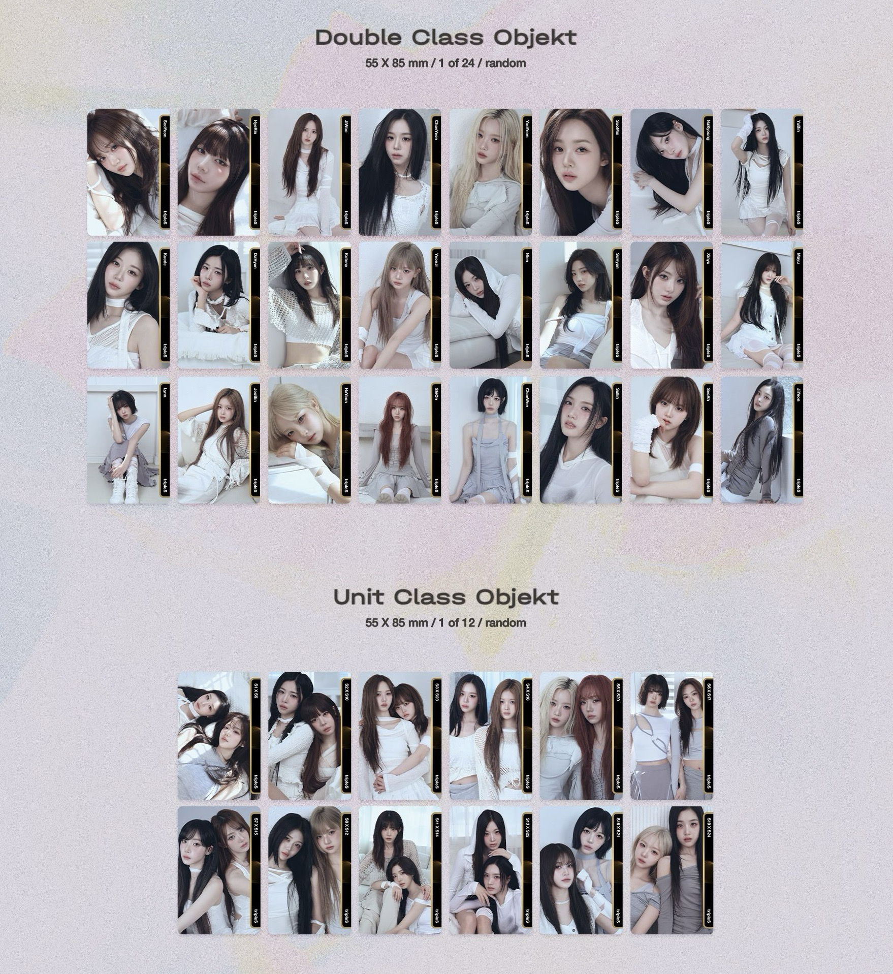 tripleS ASSEMBLE 26 LOVE&POP pt.1 OMA cc301 DCO cc601 UCO 未掃