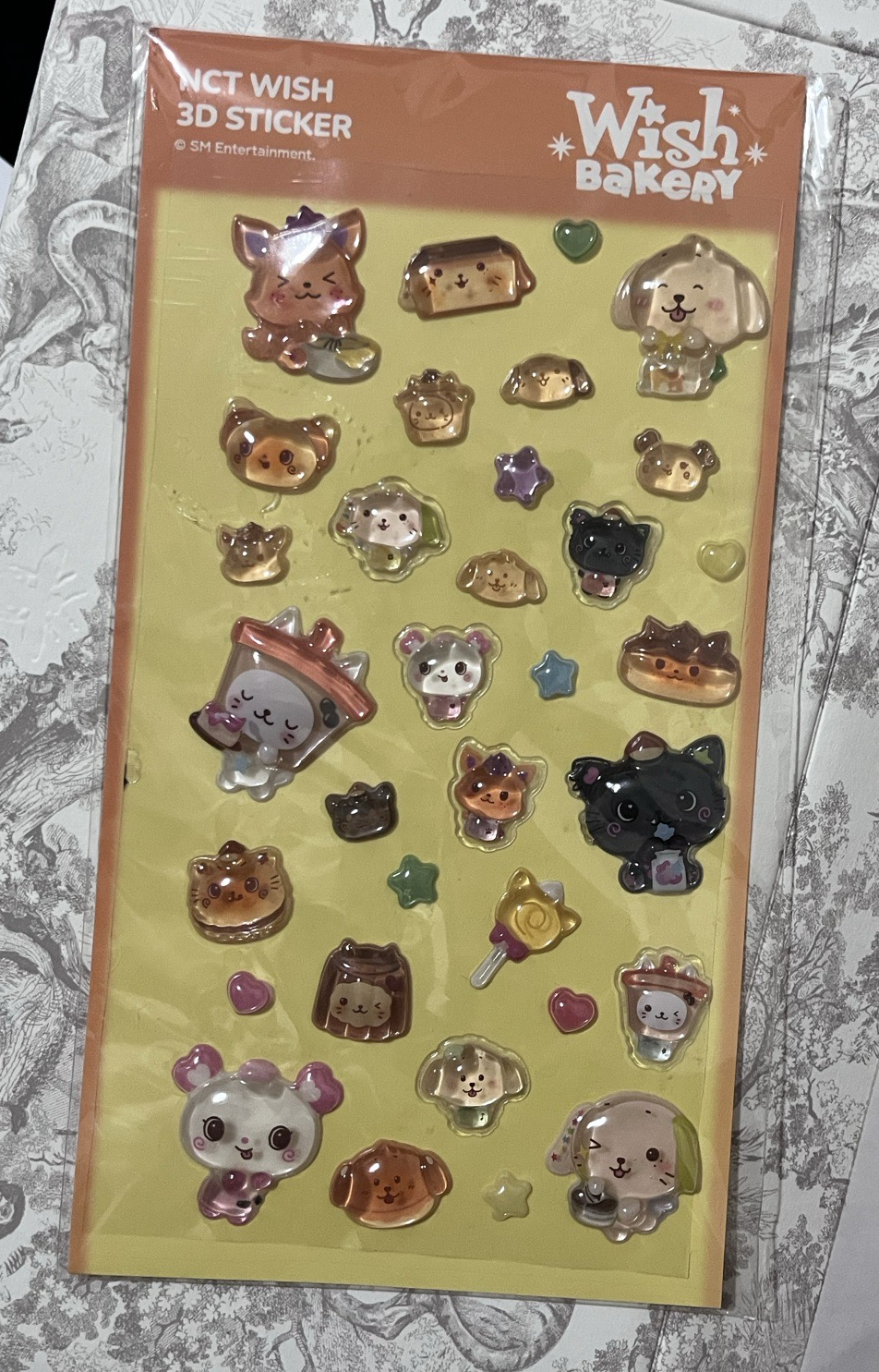 wish bakery 3D貼紙