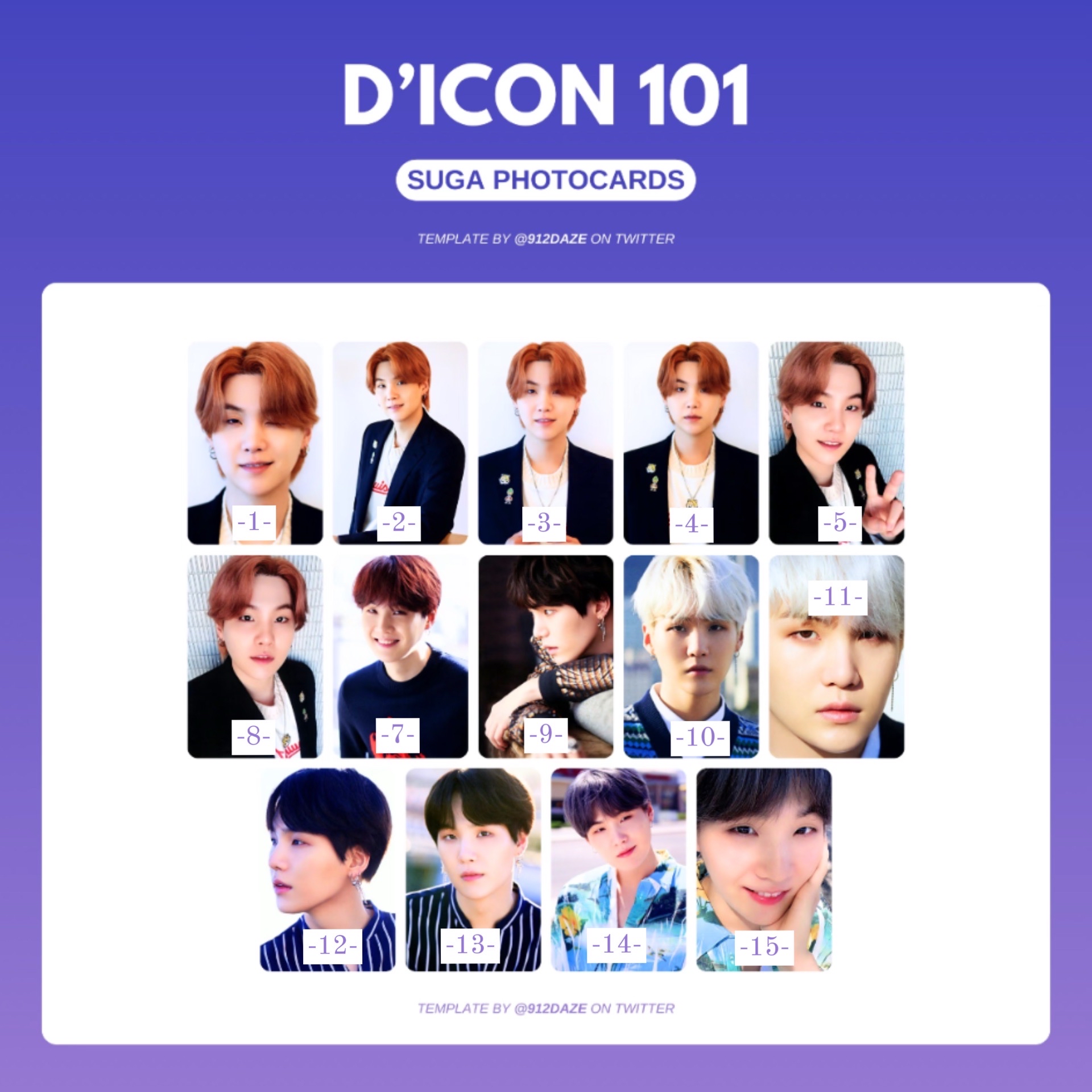 Suga Dicon101卡冊卡