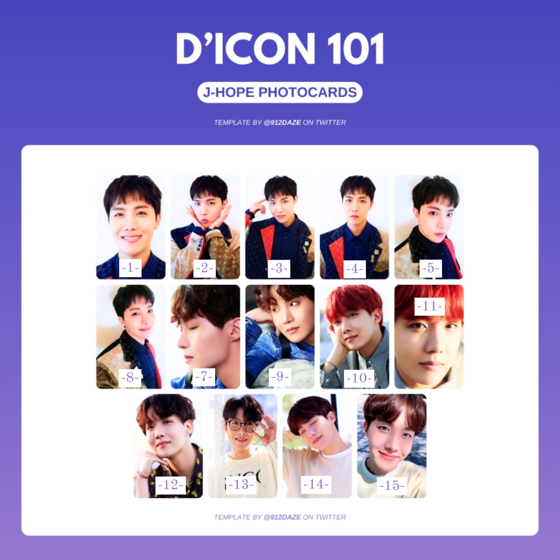 J-hope Dicon101卡冊卡