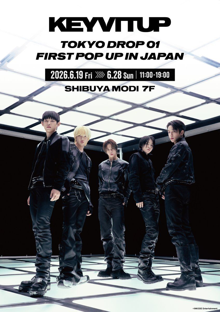 KEYVITUP TOKYO DROP 01 FIRST POP UP IN JAPAN