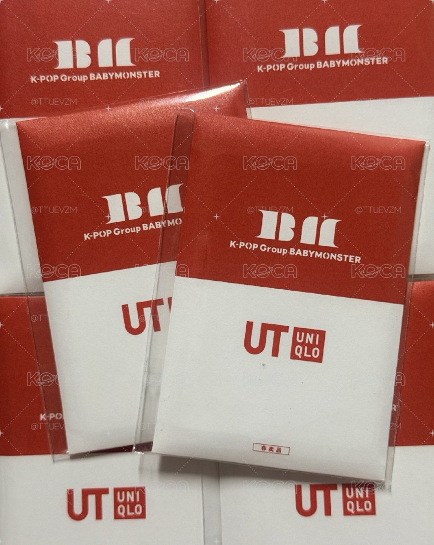 寶怪UNIQLO代言卡一套