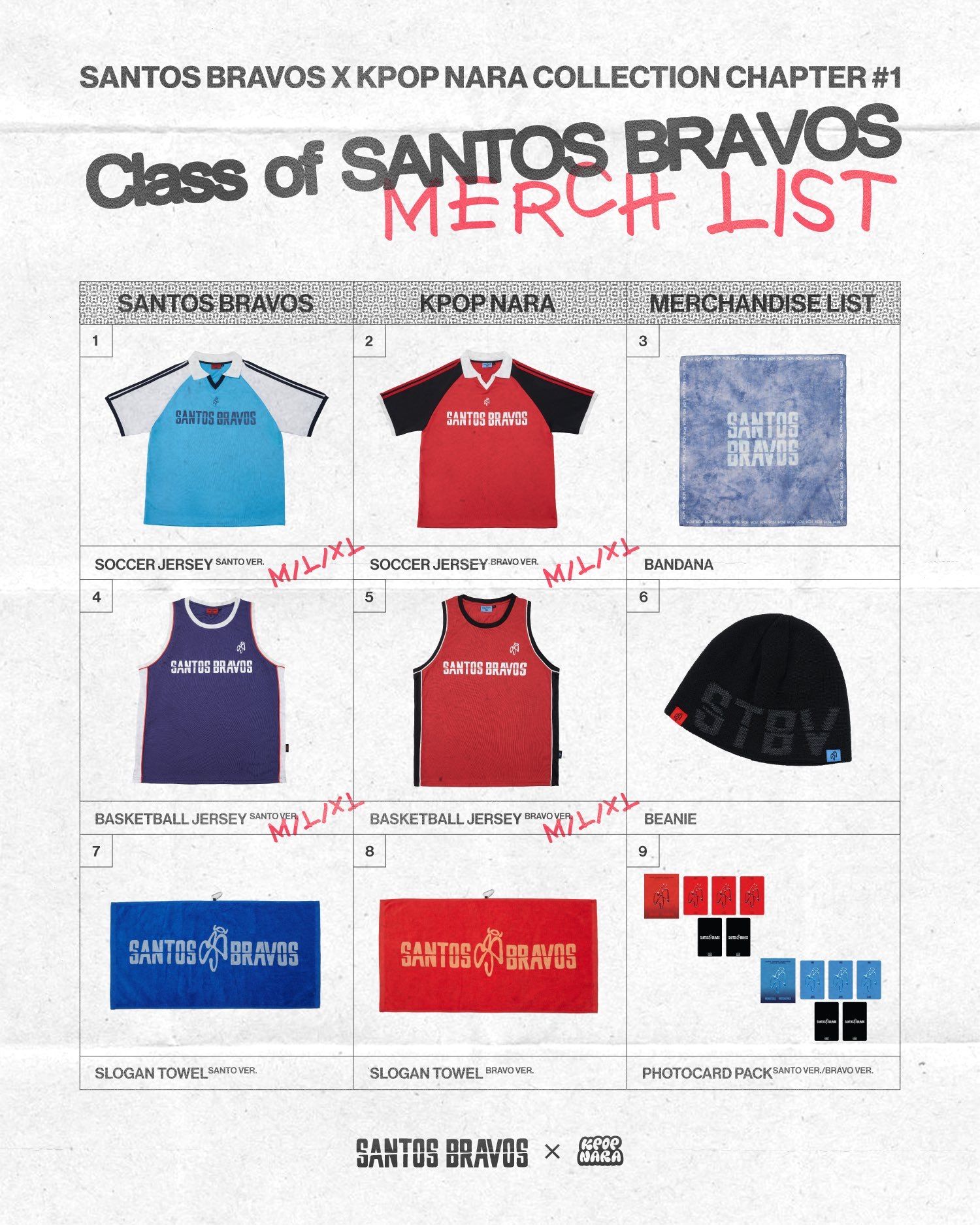 SANTOS BRAVOS × KPOP NARA