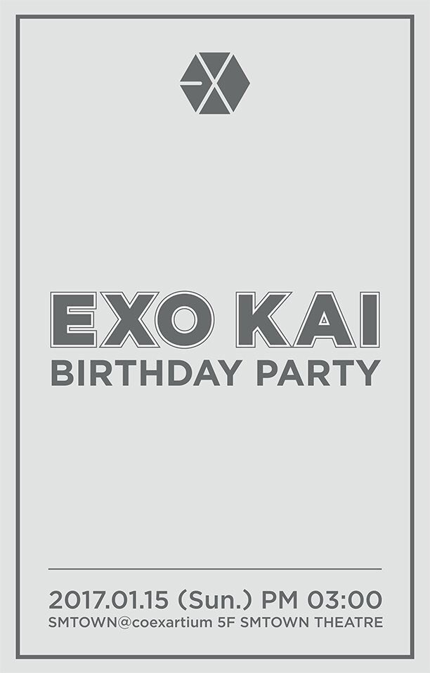 2017 KAI BIRTHDAY PARTY