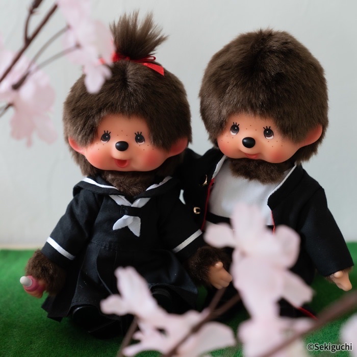Monchhichi 懷舊回憶 高校生制服 水手服